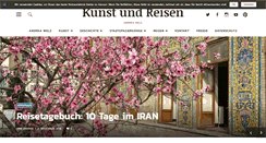 Desktop Screenshot of kunstundreisen.com