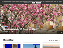 Tablet Screenshot of kunstundreisen.com